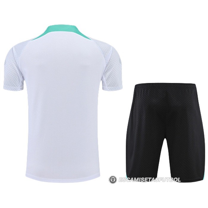 Chandal del Inter Milan Manga Corta 22-23 Blanco - Pantalon Corto